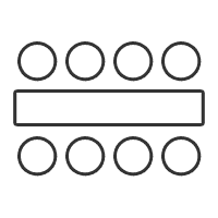 Fastnachtsbestuhlung (45er Tische): 476 Personen