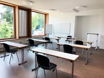 Raum Quelle in Finthen: Ansicht in Richtung Whiteboardt
